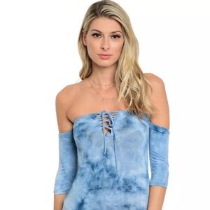 Tie-Dye Body-Con Dress